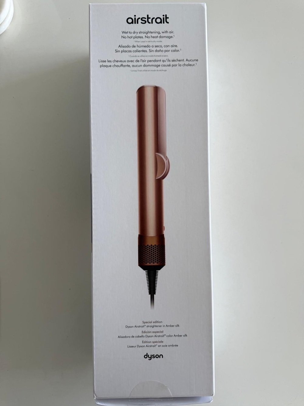 NEW Dyson Airstrait Wet to Dry Straightener Rose Gold
